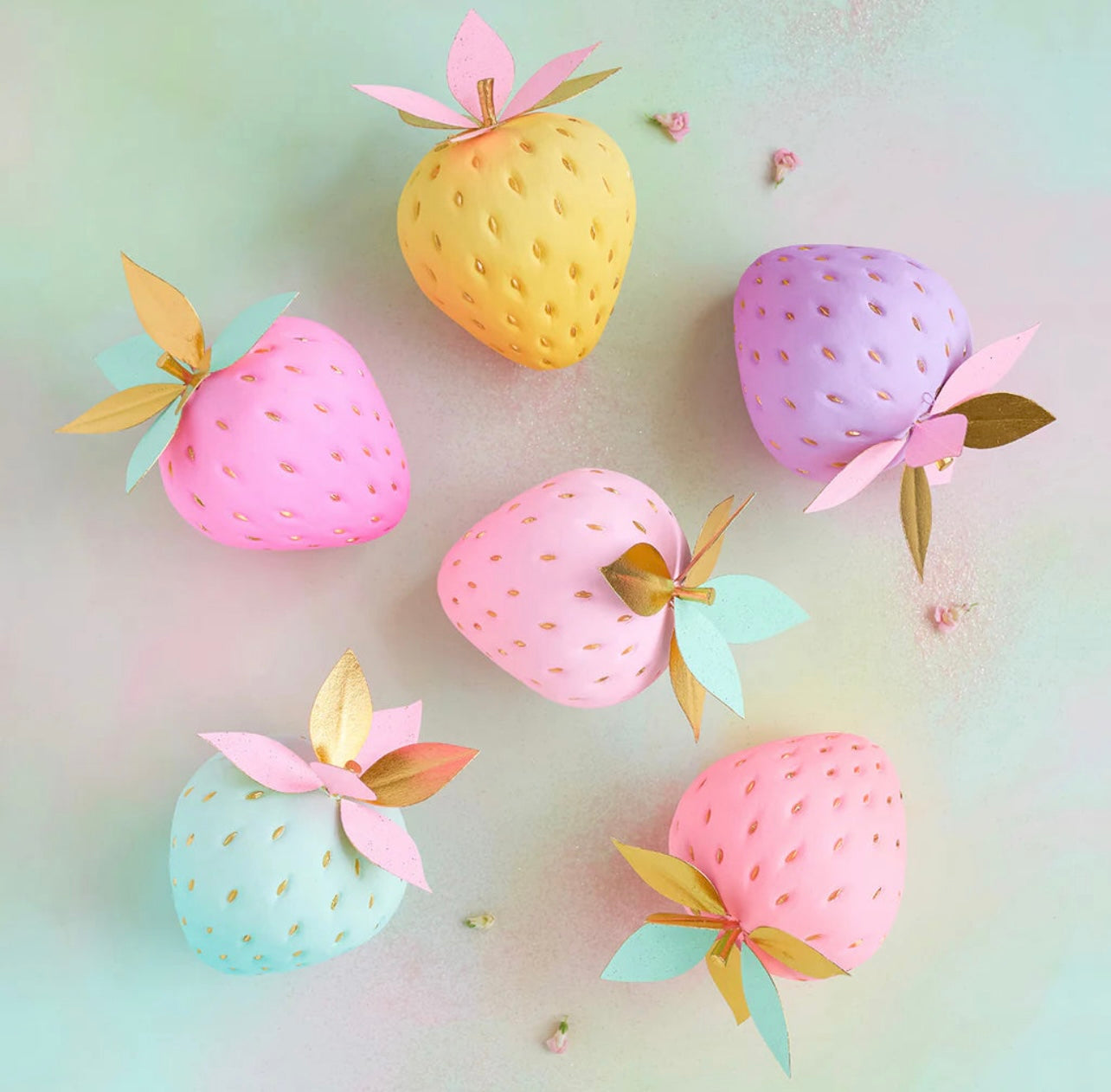 Glitterville Strawberry Display