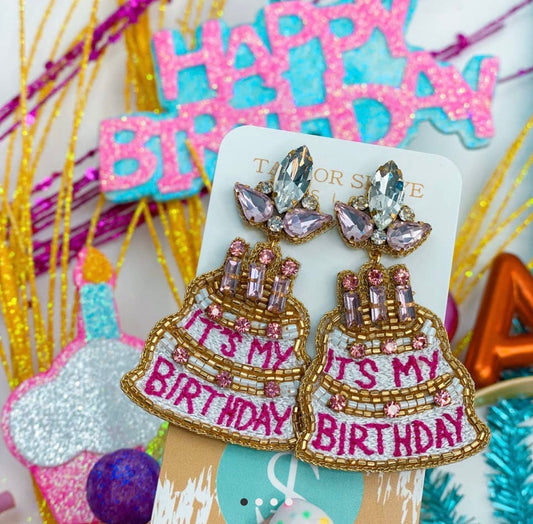 Taylor Shaye Birthday Barbie Earrings