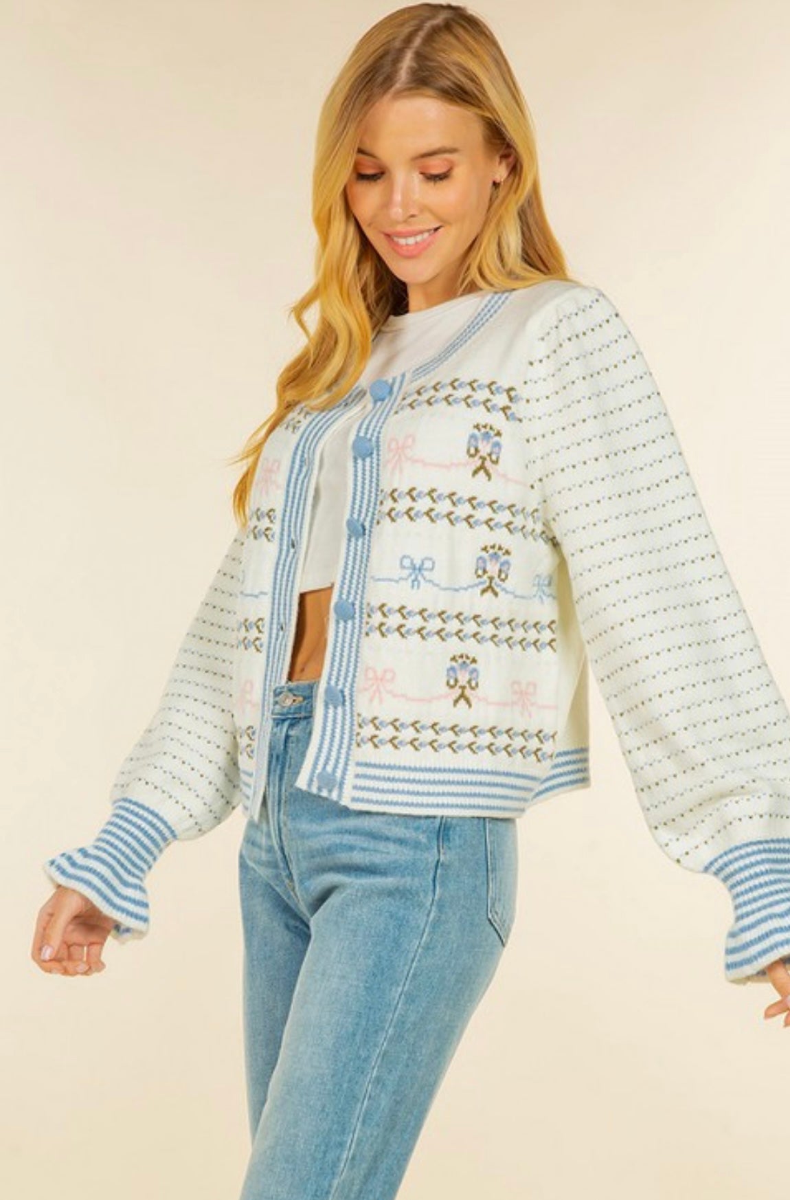 Dreamboat Sweater with Bows