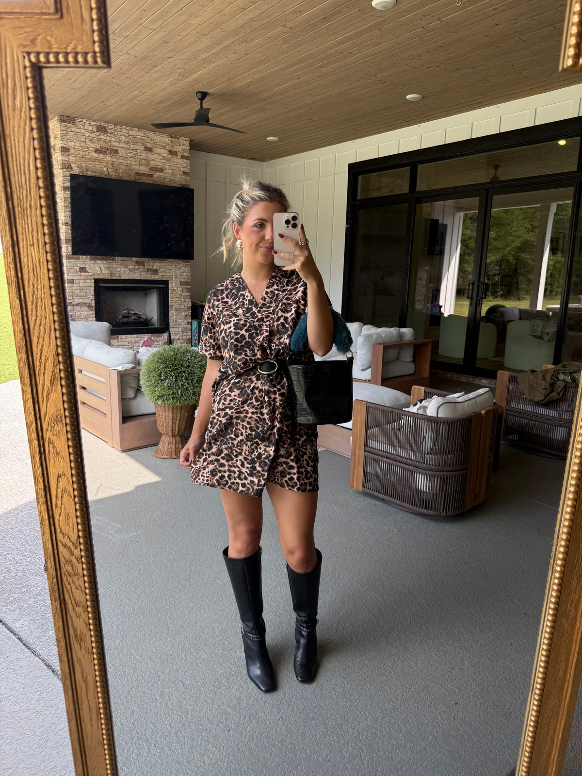 After Dark Leopard Dress
