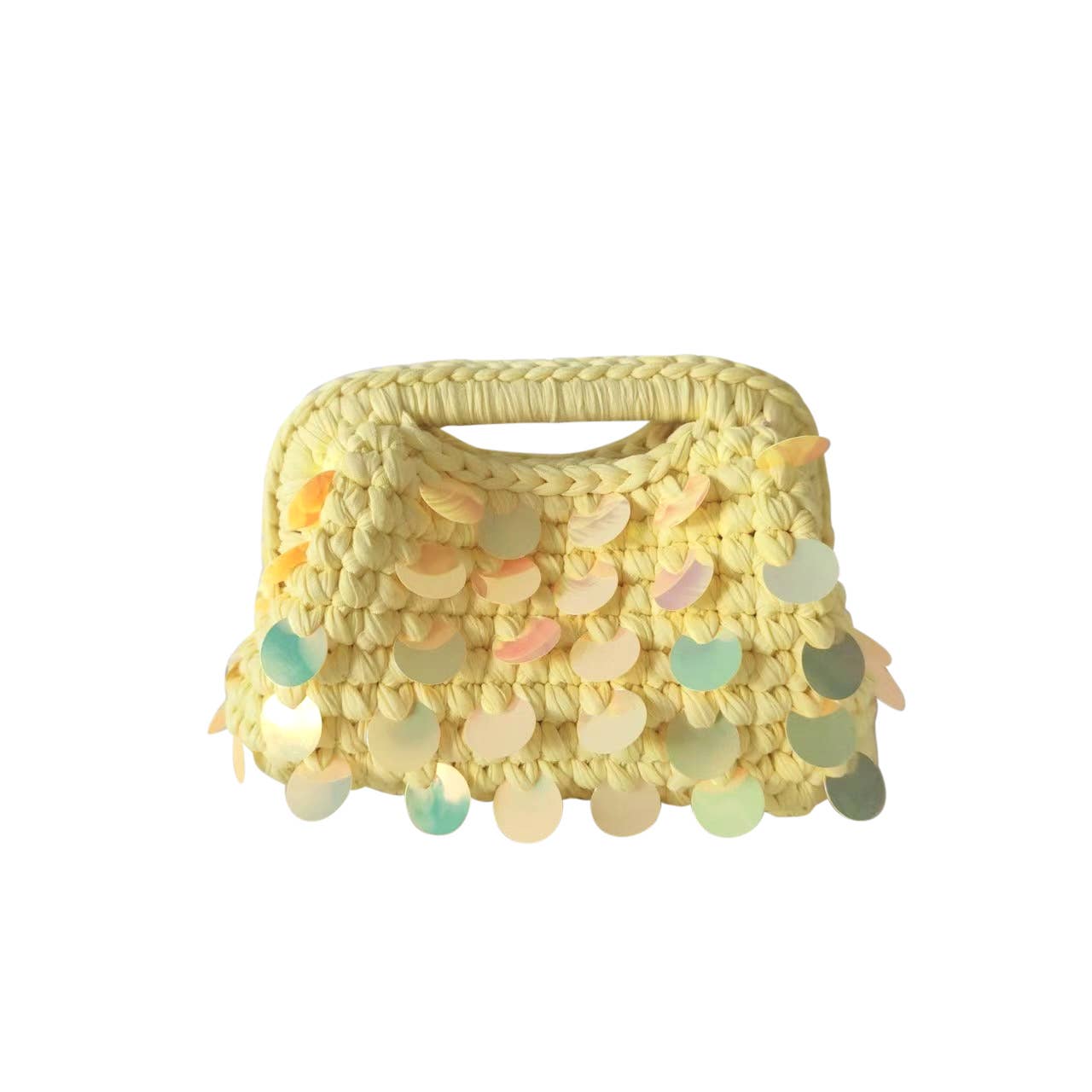 Tropez Woven Bag - Yellow
