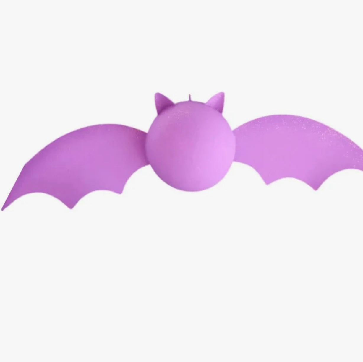 Glitterville Rainbow Purple Bat Display