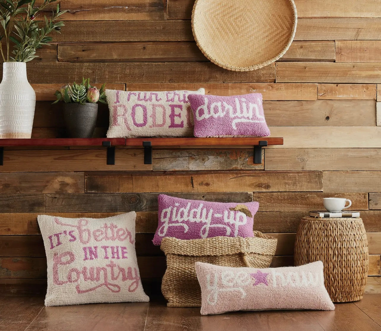 Giddy Up Hat hook Pillow