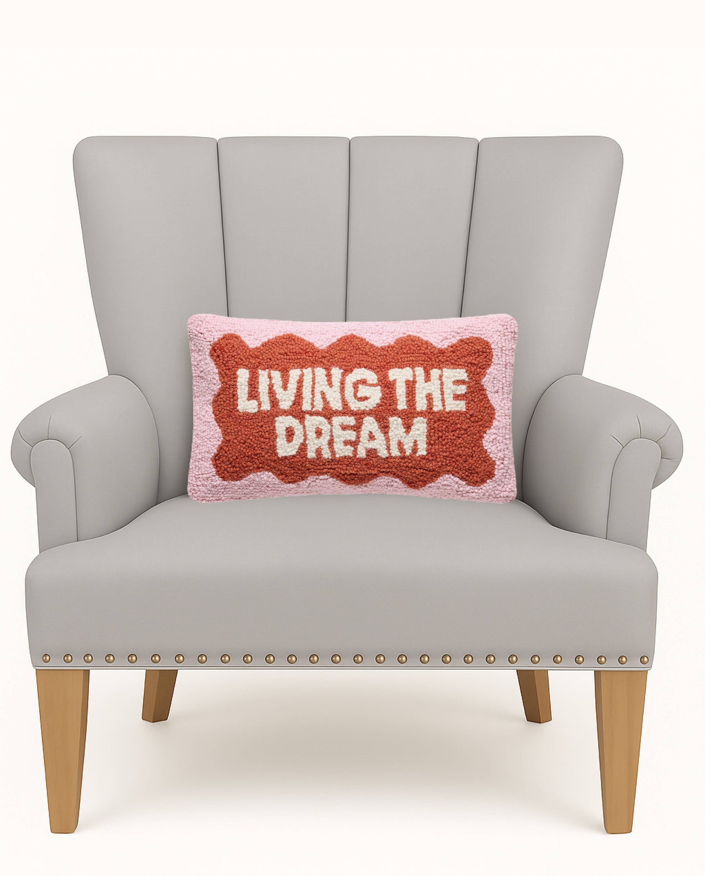 Living The Dream Hook Pillow