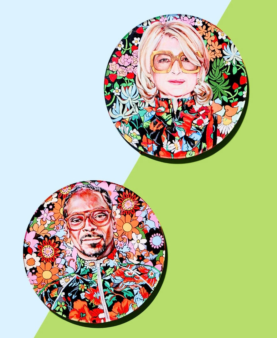 Best Buds Snoop and Martha Coaster