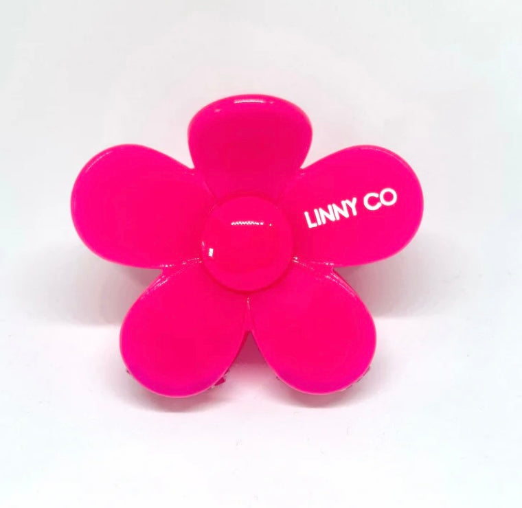 Gigi Neon Pink Hair Clip