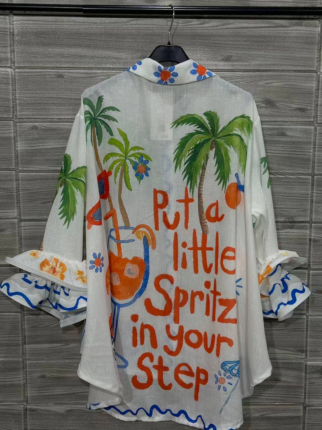 Feeling Spritzy shirt Cover Up