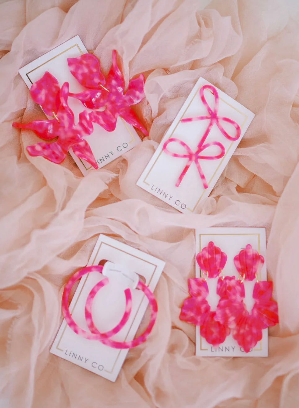 Pink Party Earrings