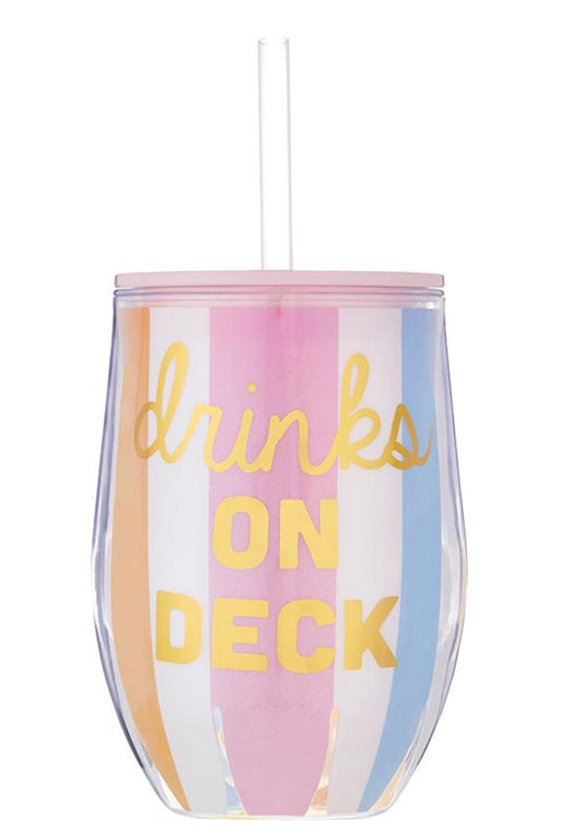 Drinks on Deck Wine Tumbler