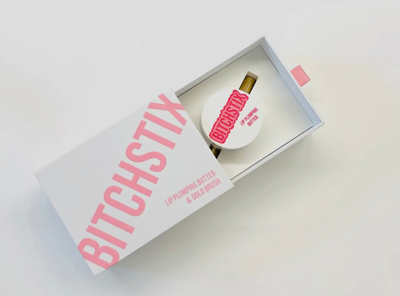 Gift Duo: Lip Plumper and BITCHSTIX Gold Lip Brush Set