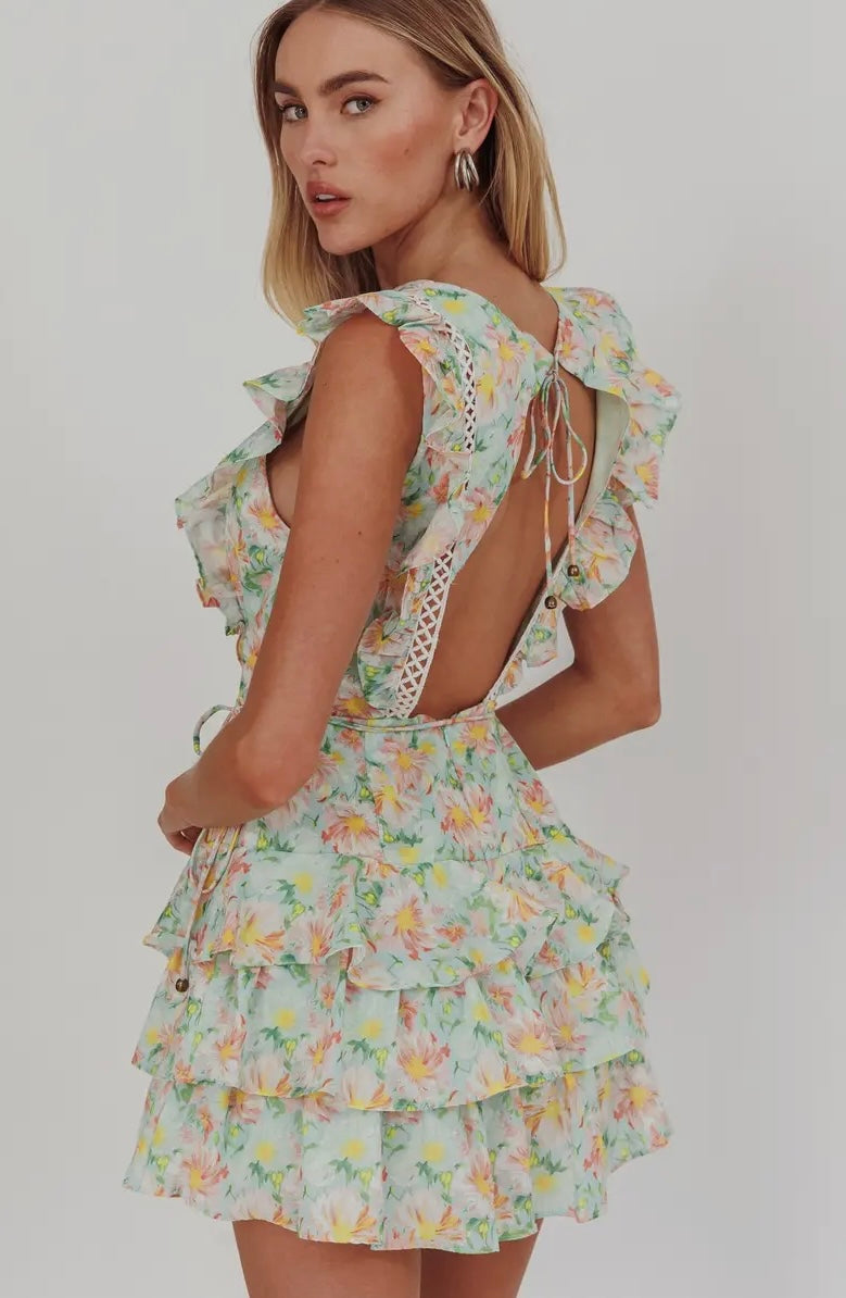 Winnie Tiered Floral Dress