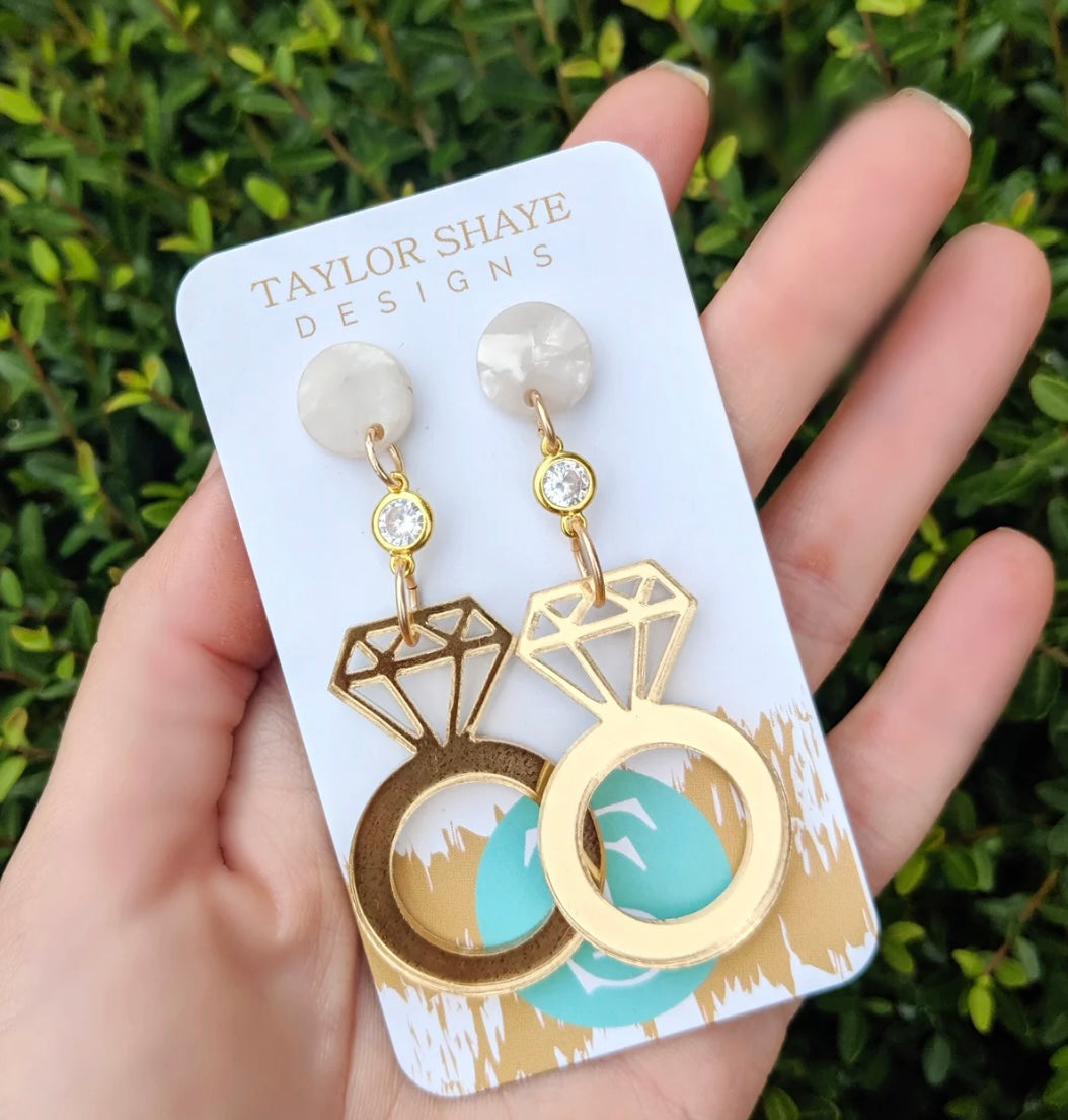 Put a Ring on it Drop earrings