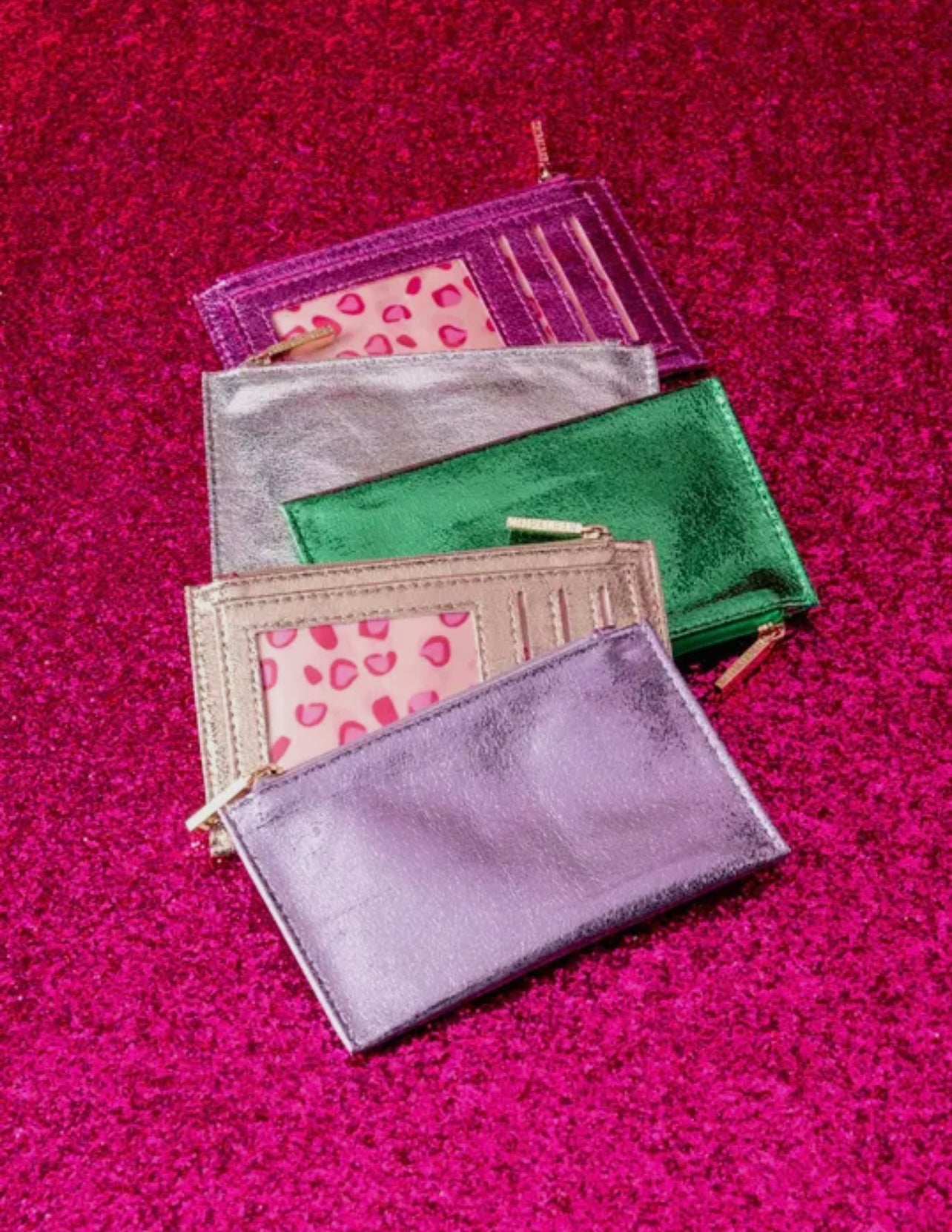 Skyler Metallic Card Holder