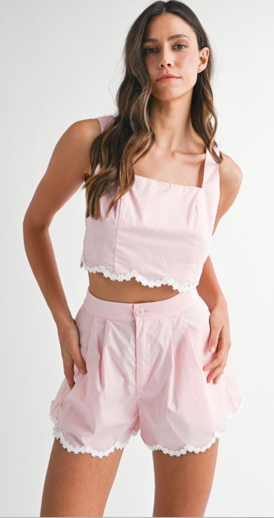 Juniper 2 Piece Pink Short Set
