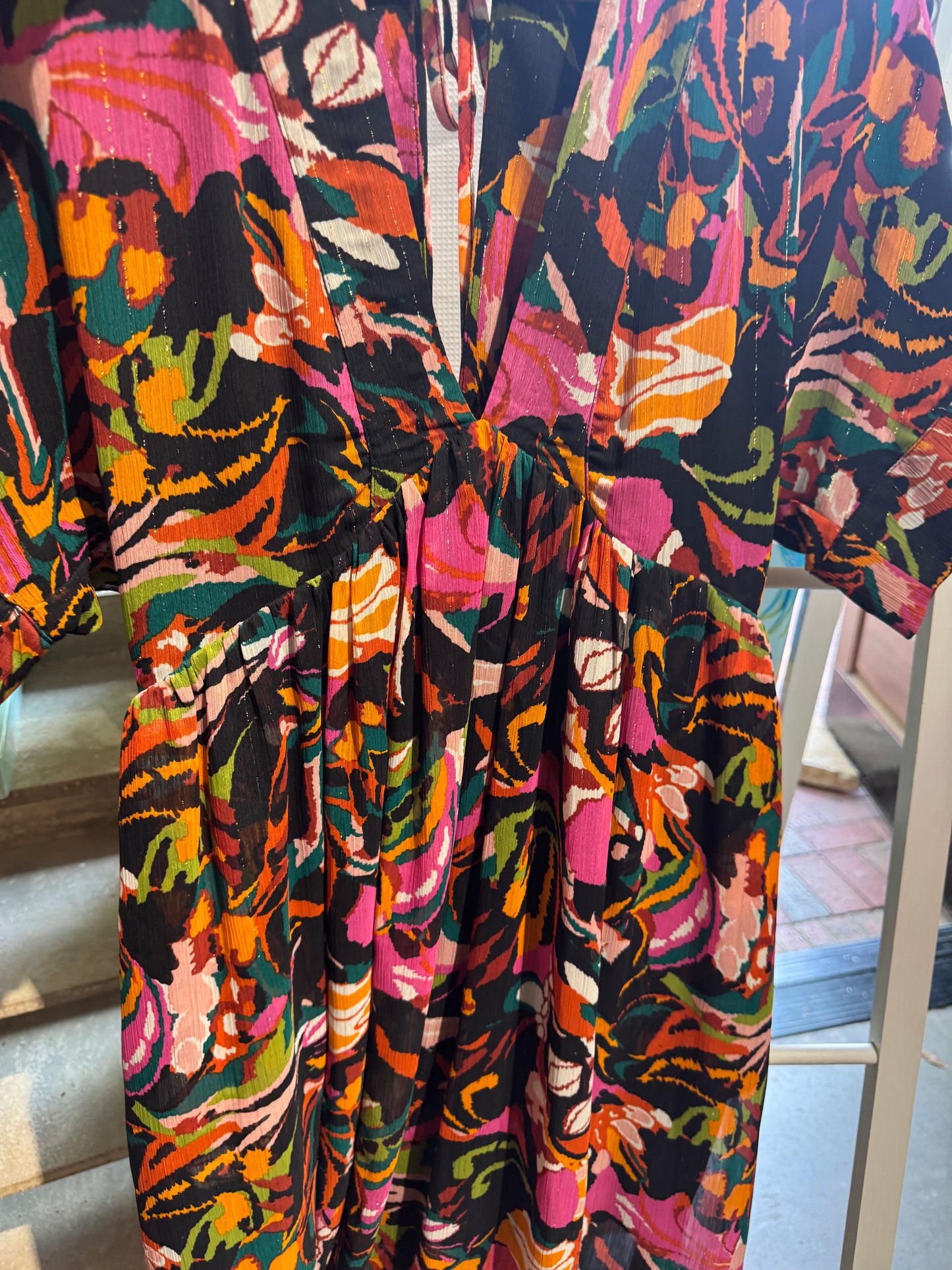 Meet Me in Santorini Ikat Andre Dress