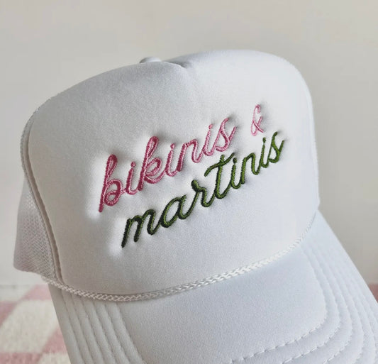 Bikinis and Martinis Trucker Hat