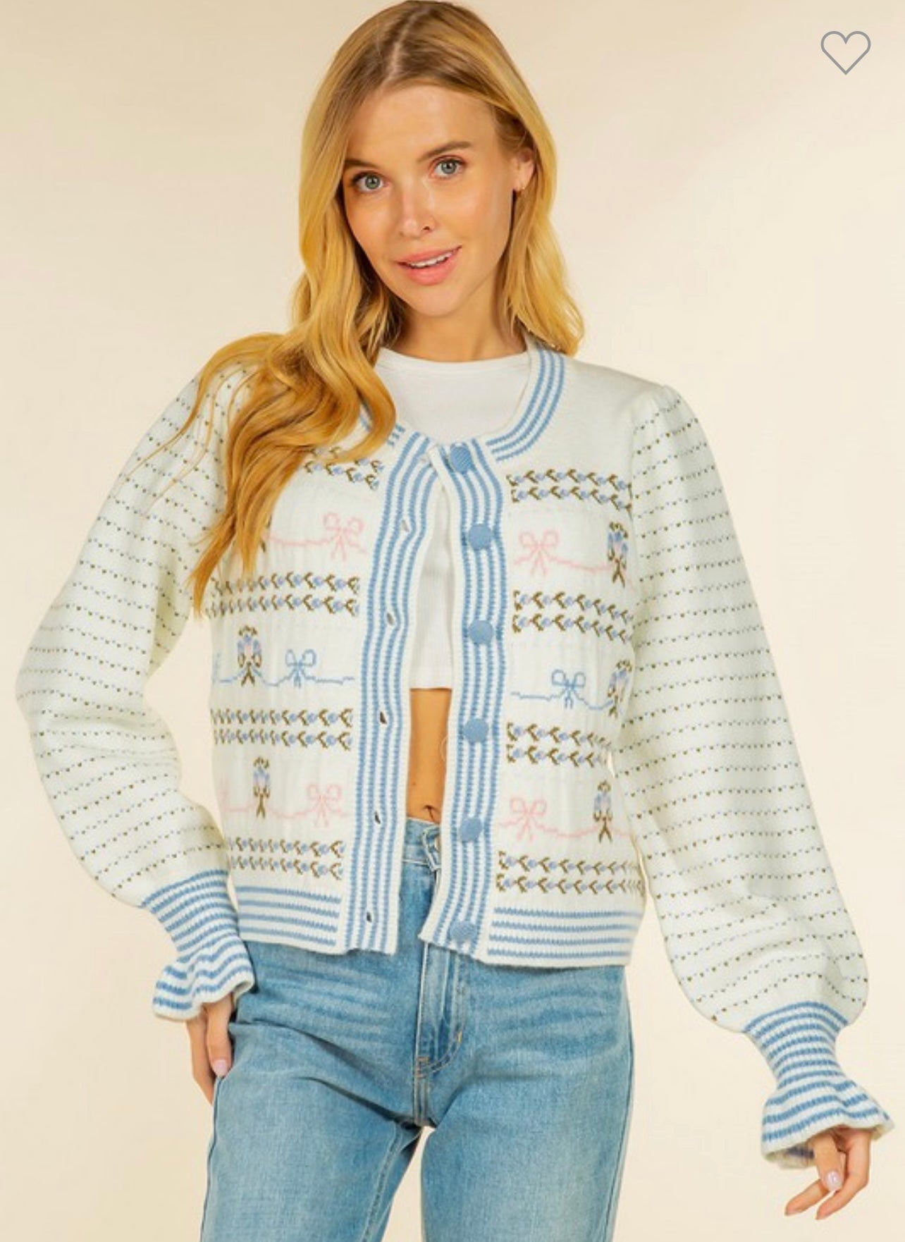 Dreamboat Sweater with Bows