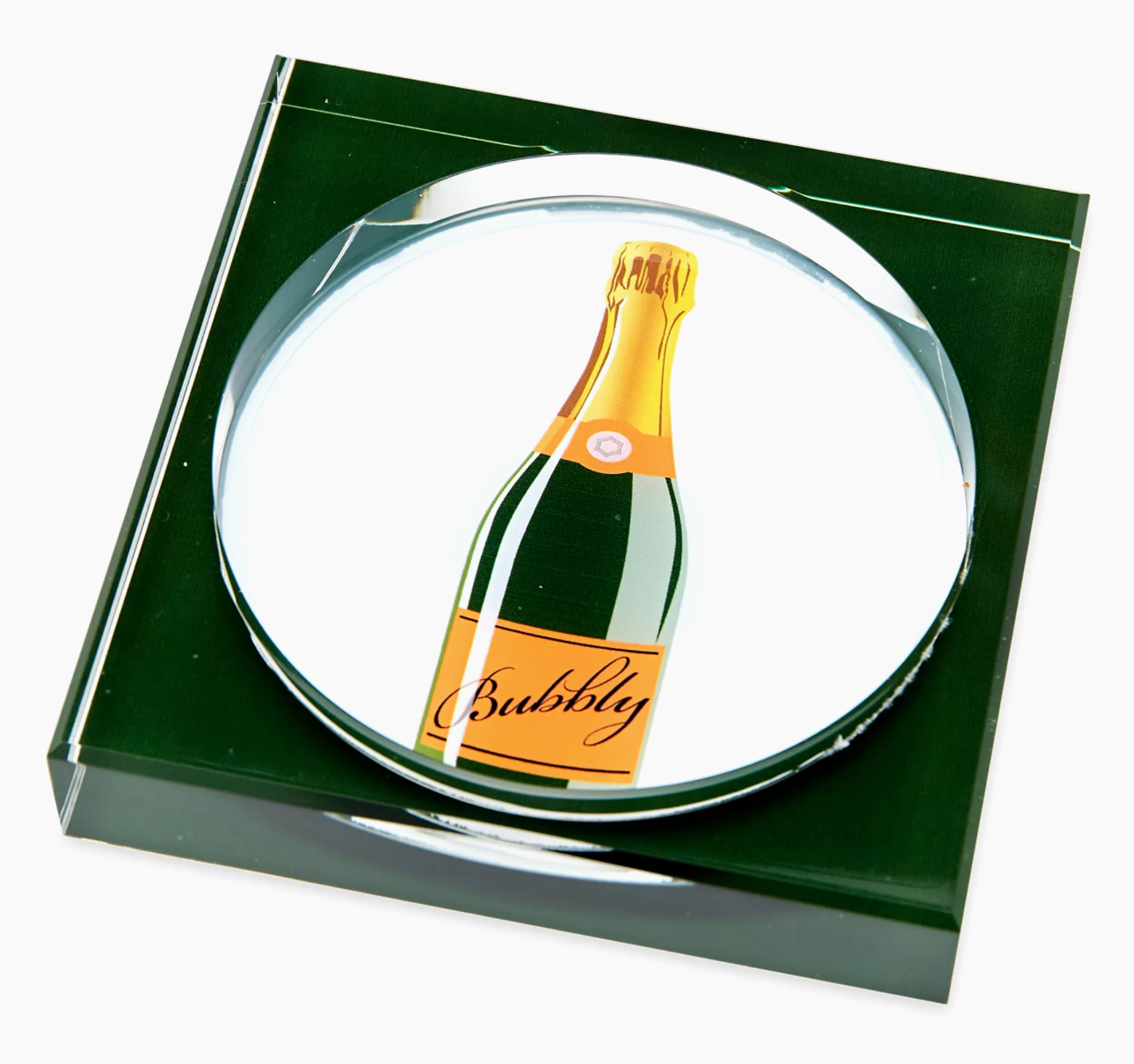 Bubbly Acrylic Bottle Coaster