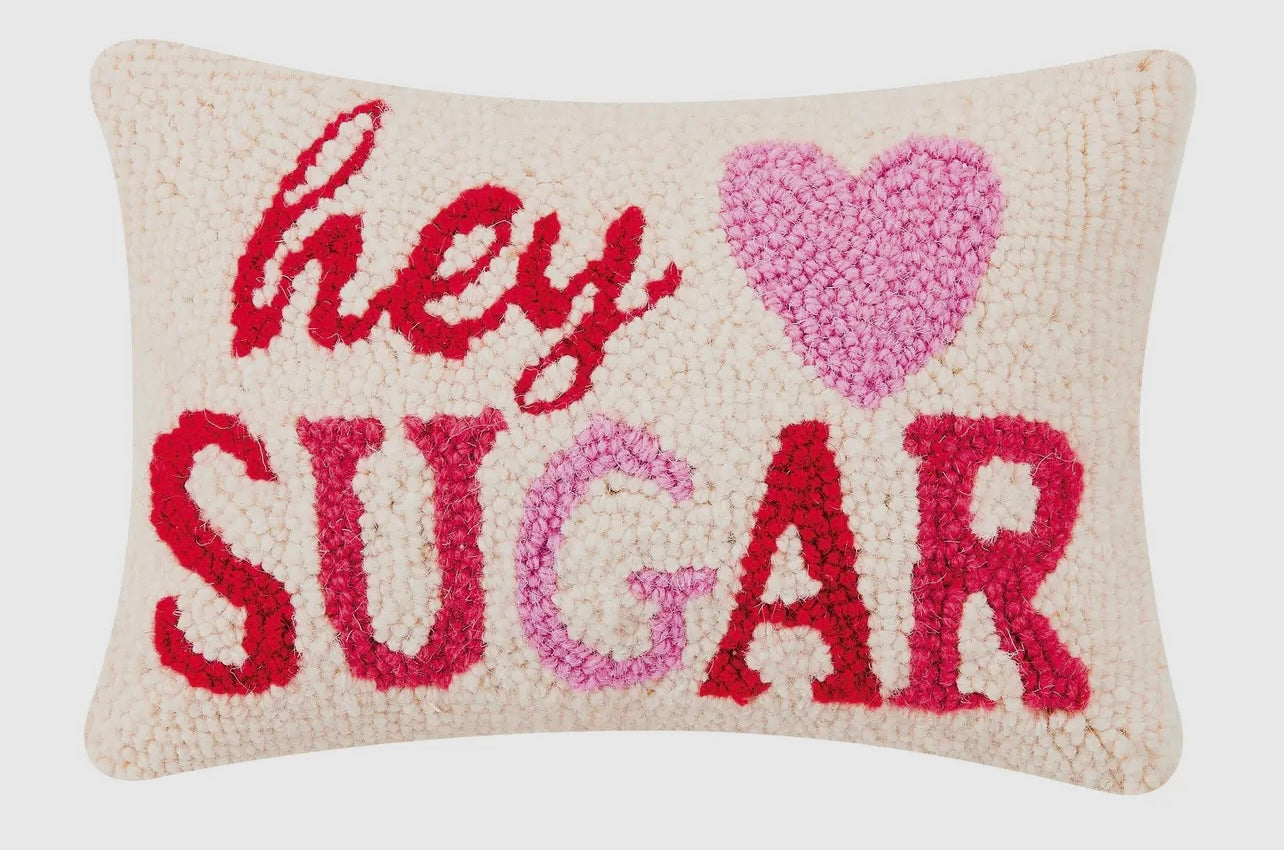 Hey Sugar Hook Pillow – Frankly, My Dear