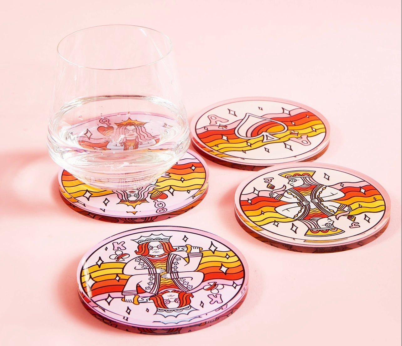 Royal Flush (set of 4) Coasters