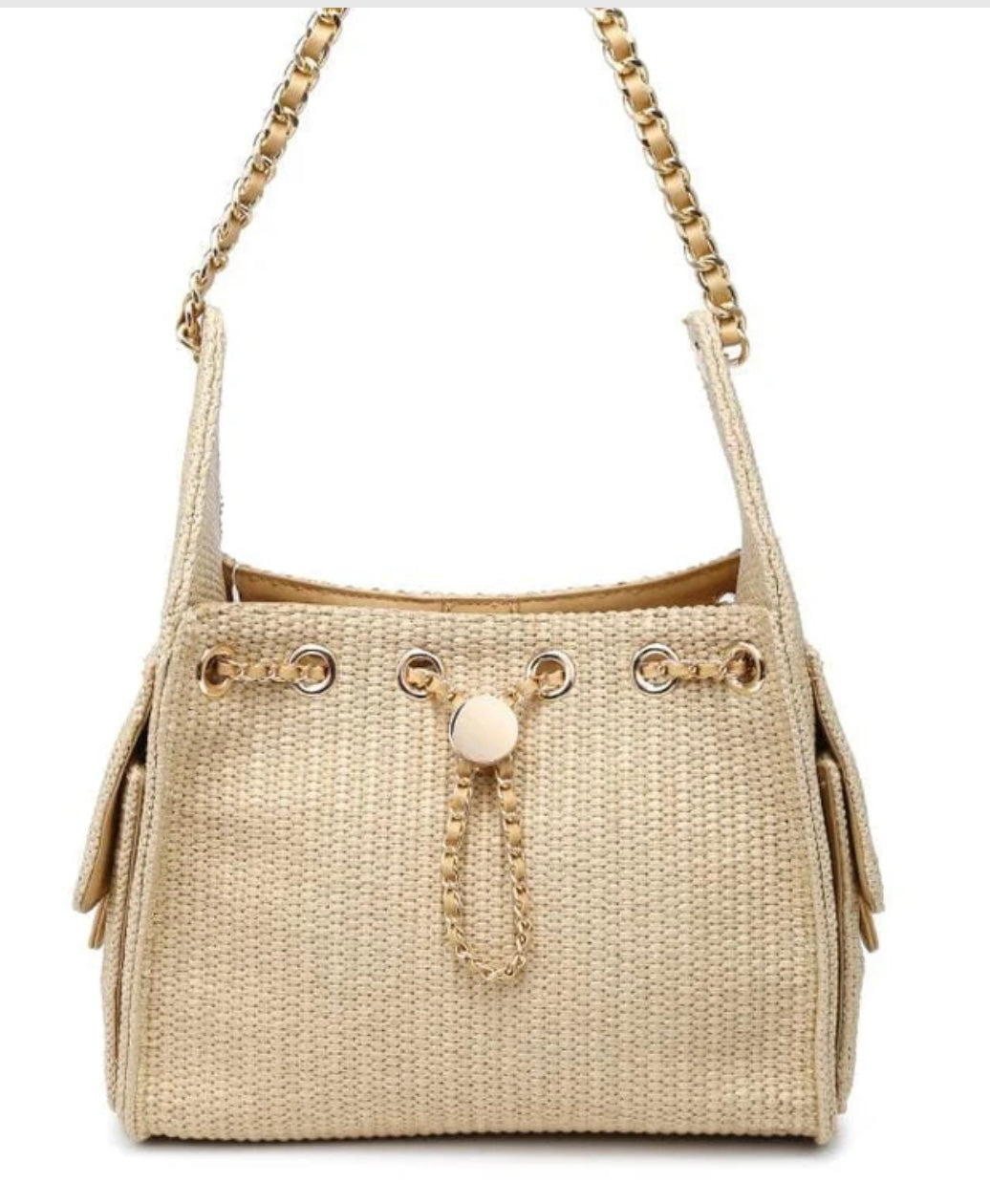 Golden Shore Bag - Raffia