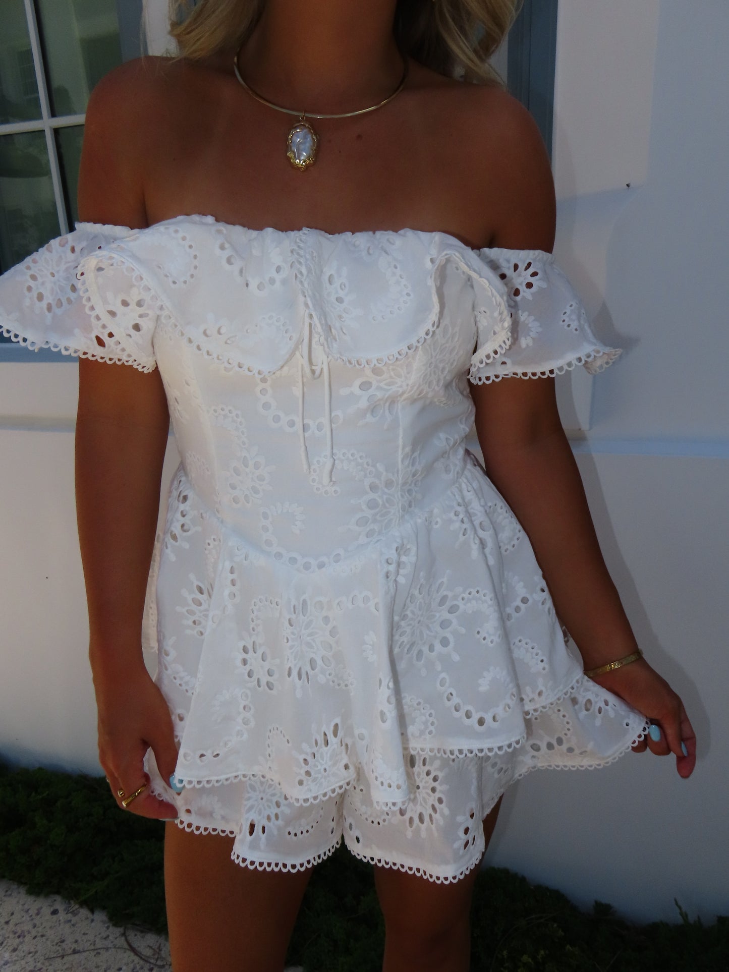 Marlowe Eyelet Romper