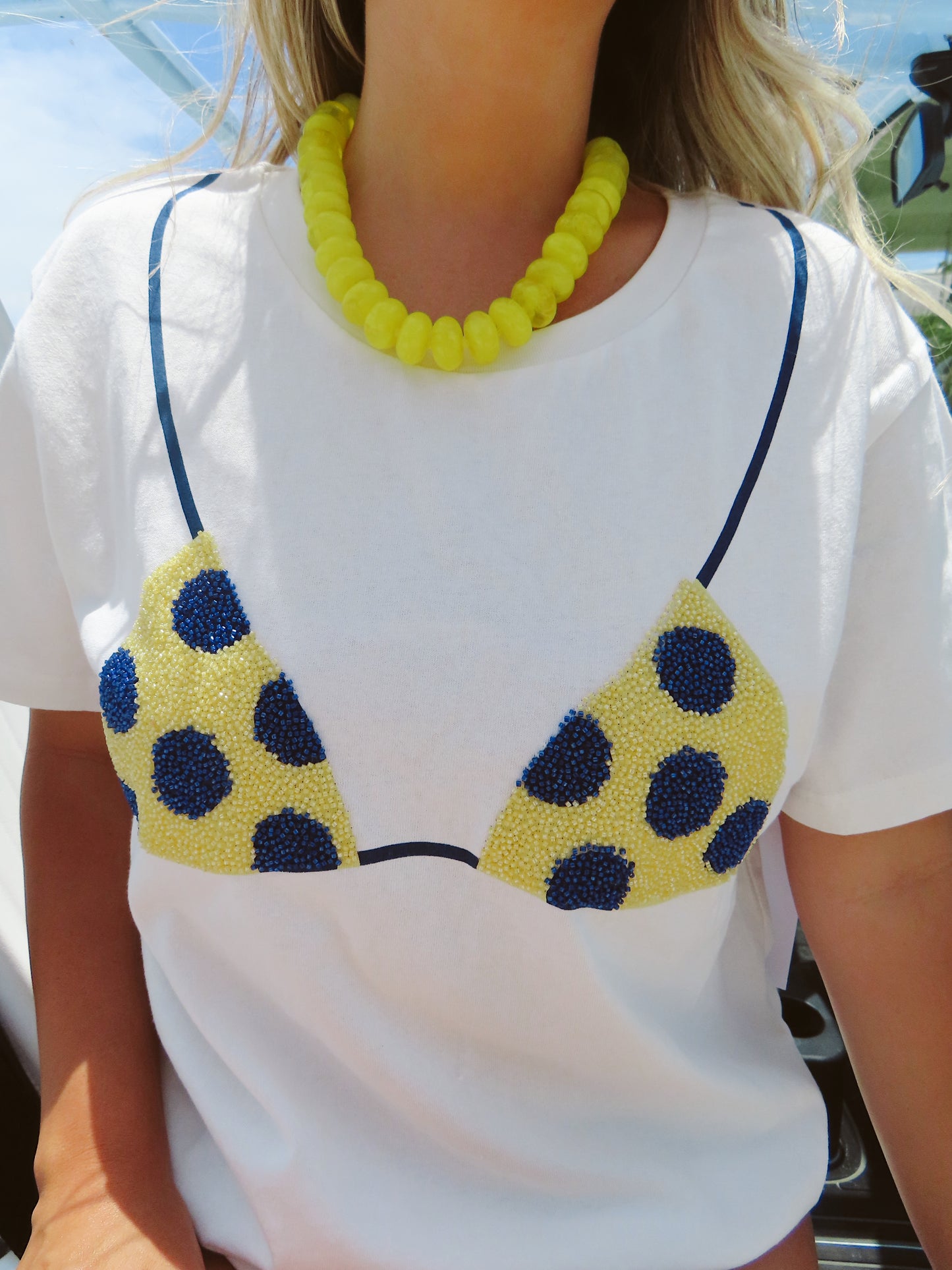 Sunbeam Beaded Bikini Tee