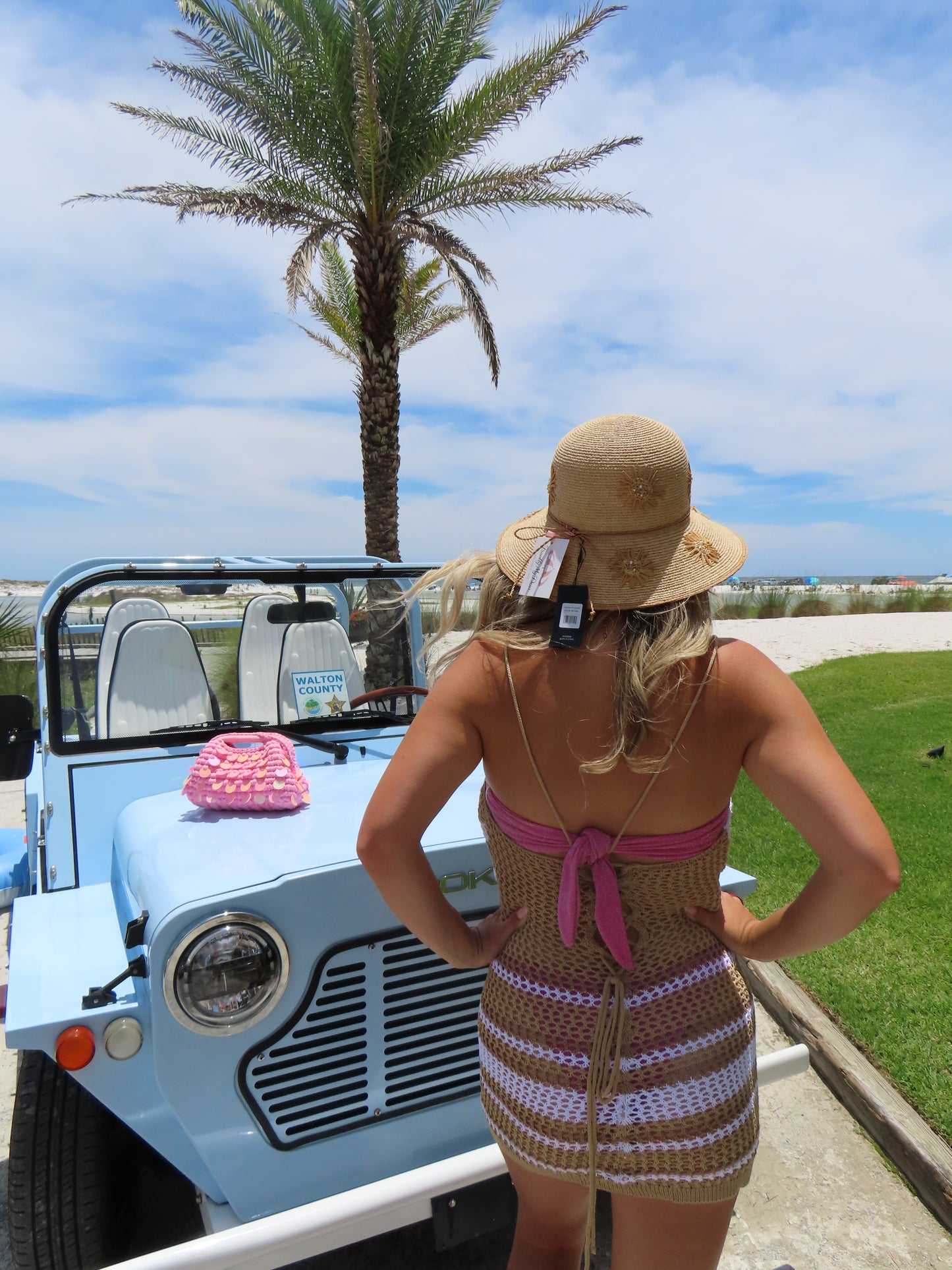 Shoreline Stripe Cover Up