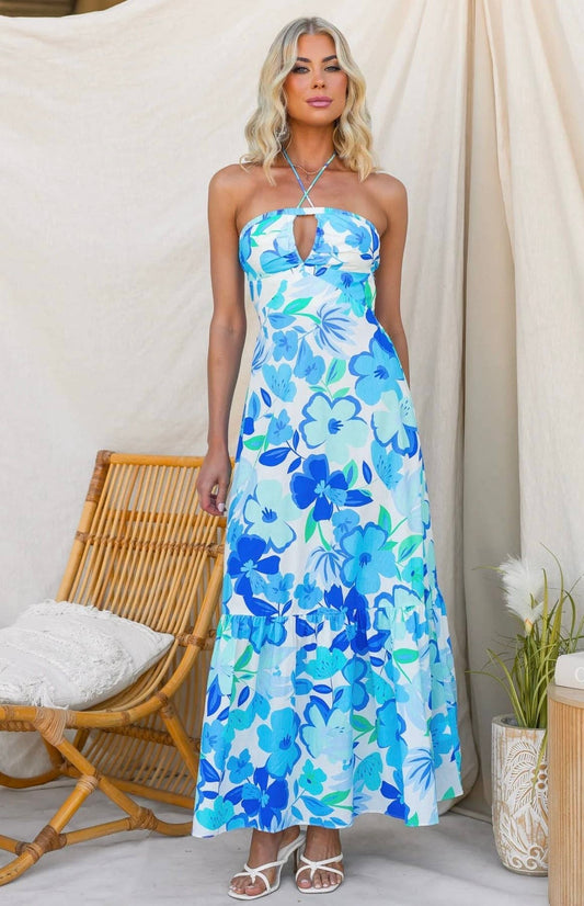 Santorini Bloom Dress