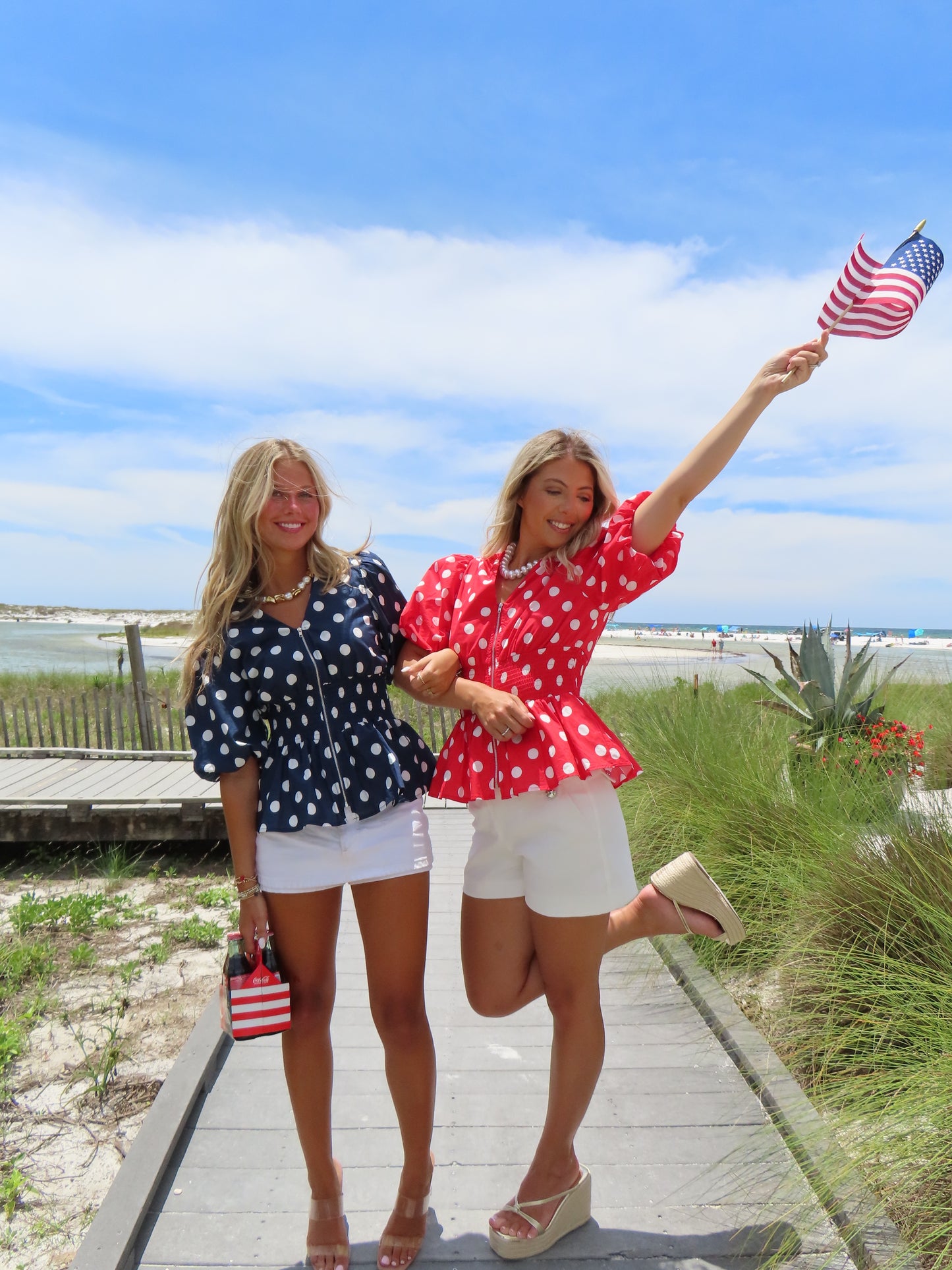Shoreline Sweetheart Top - Navy