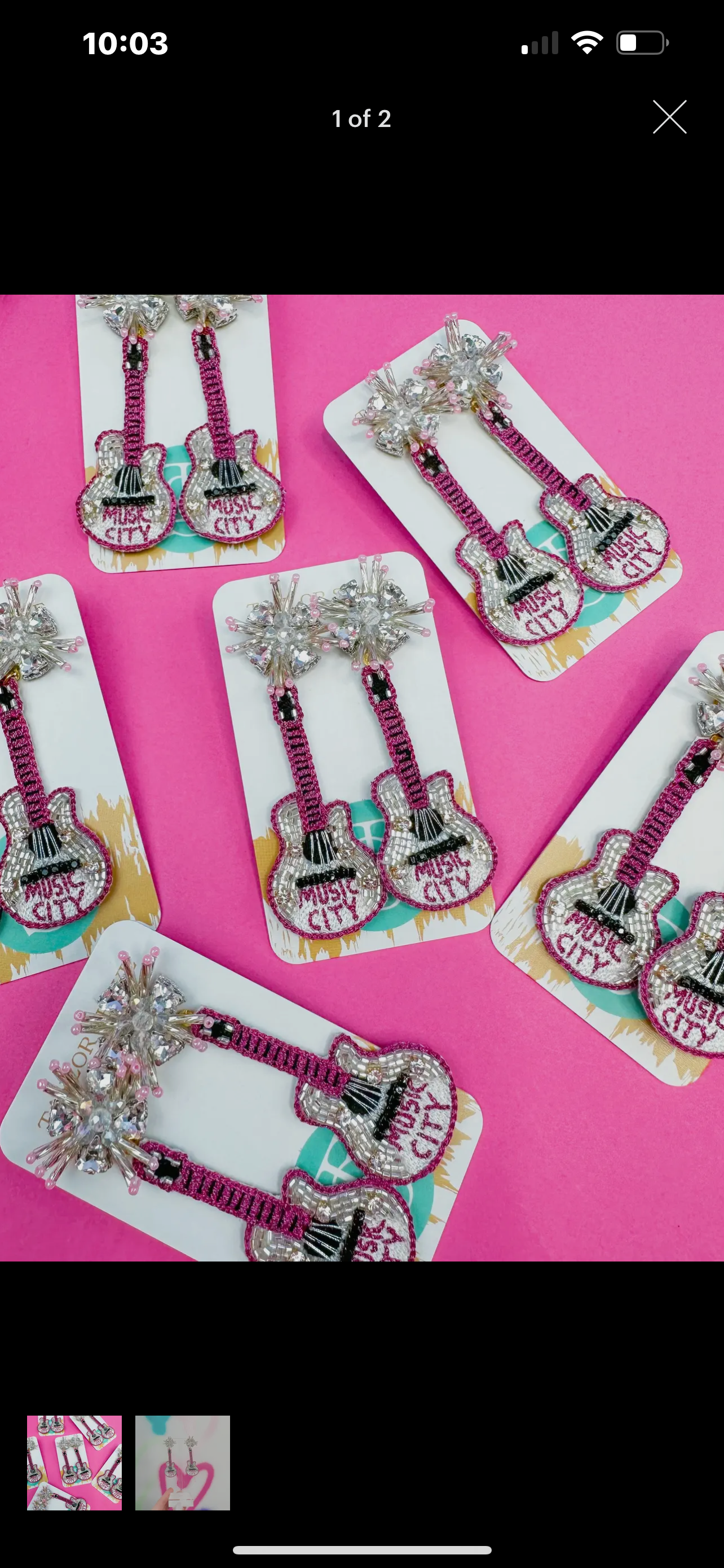 Music City Guitars Earrings