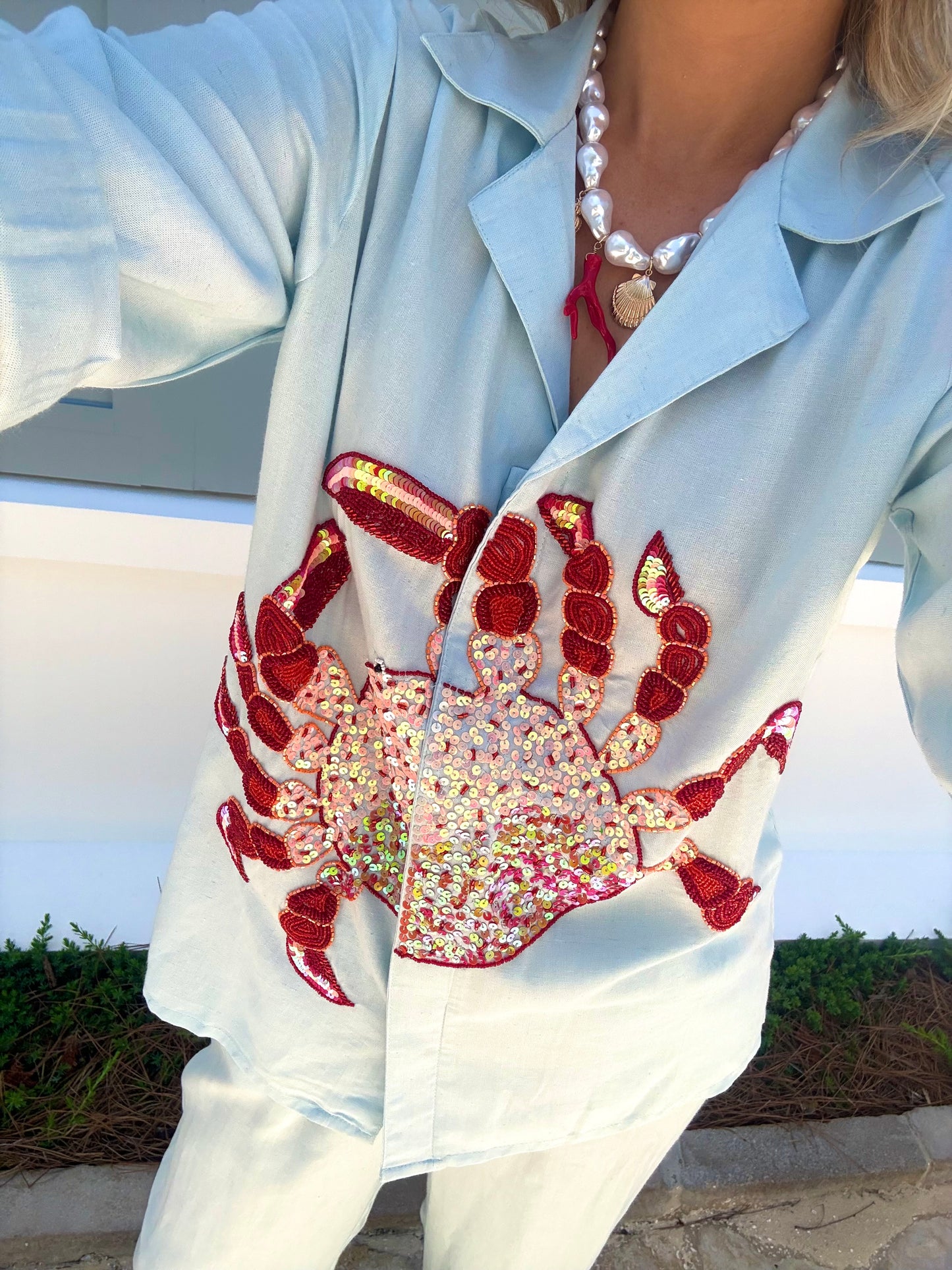 Montauk Embellished Top
