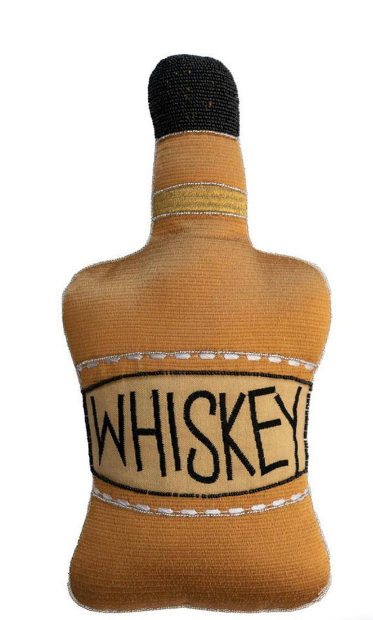 Whiskey Bottle Pillow