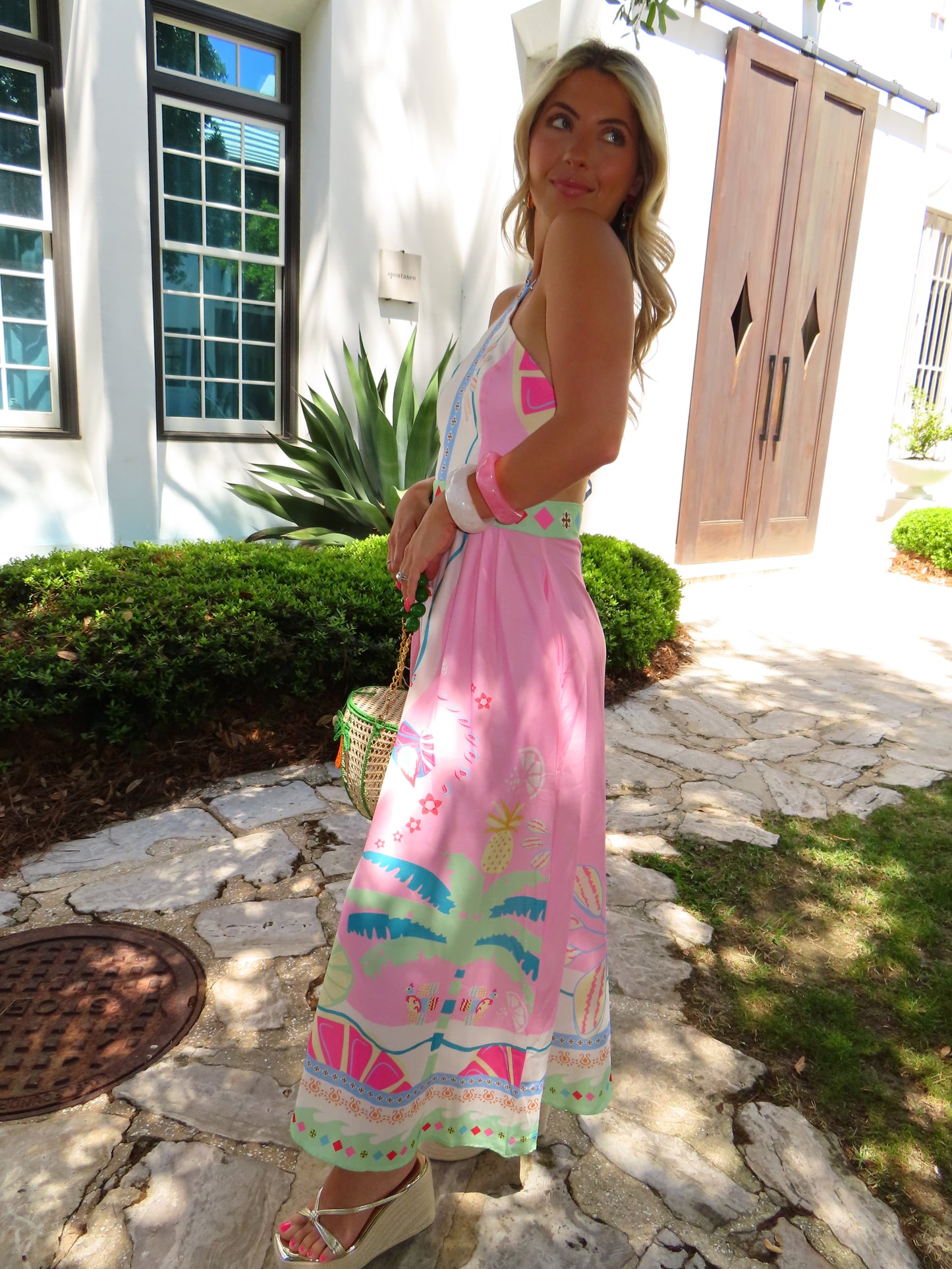Flamingo Garden Dress