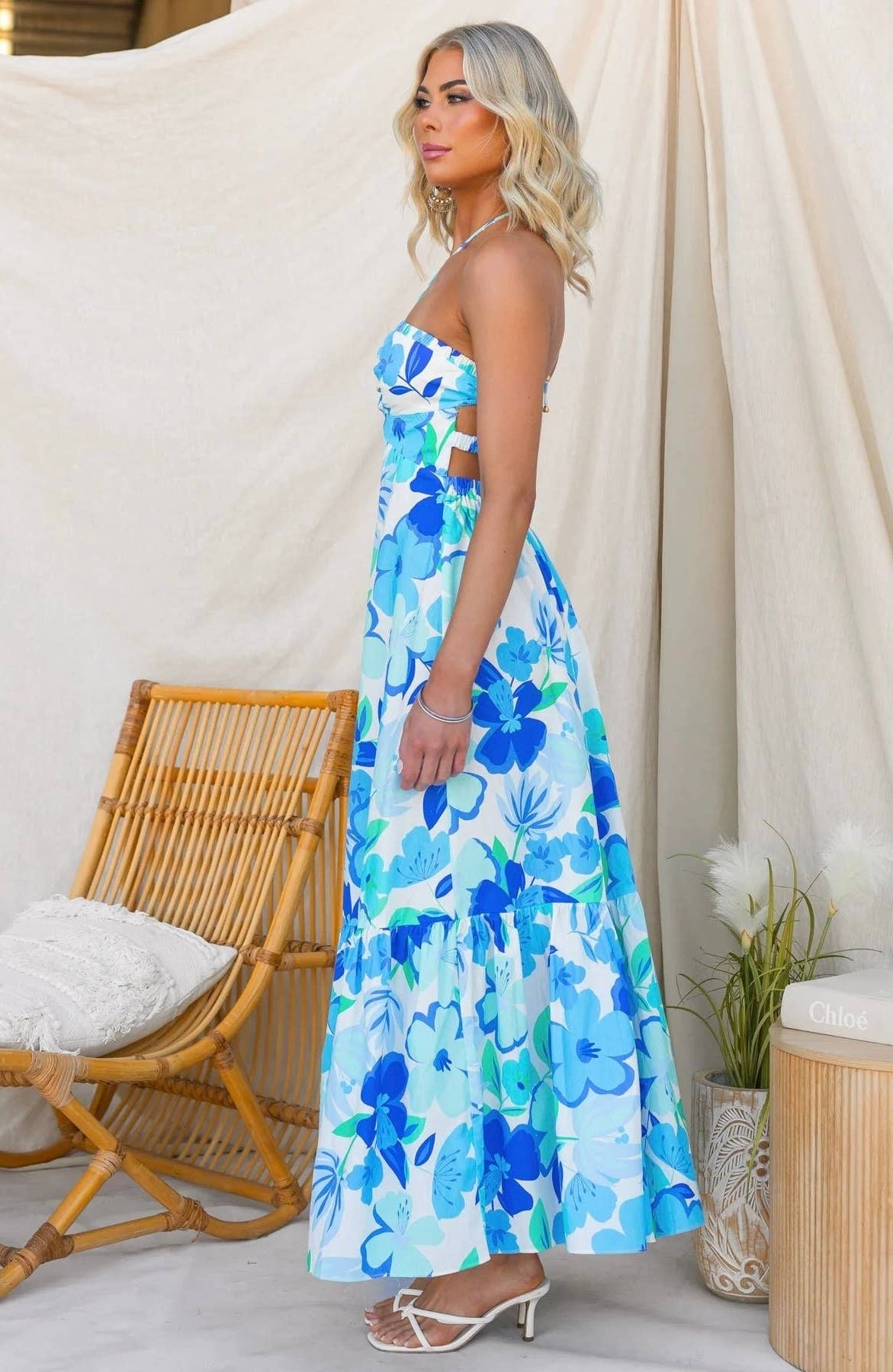 Santorini Bloom Dress