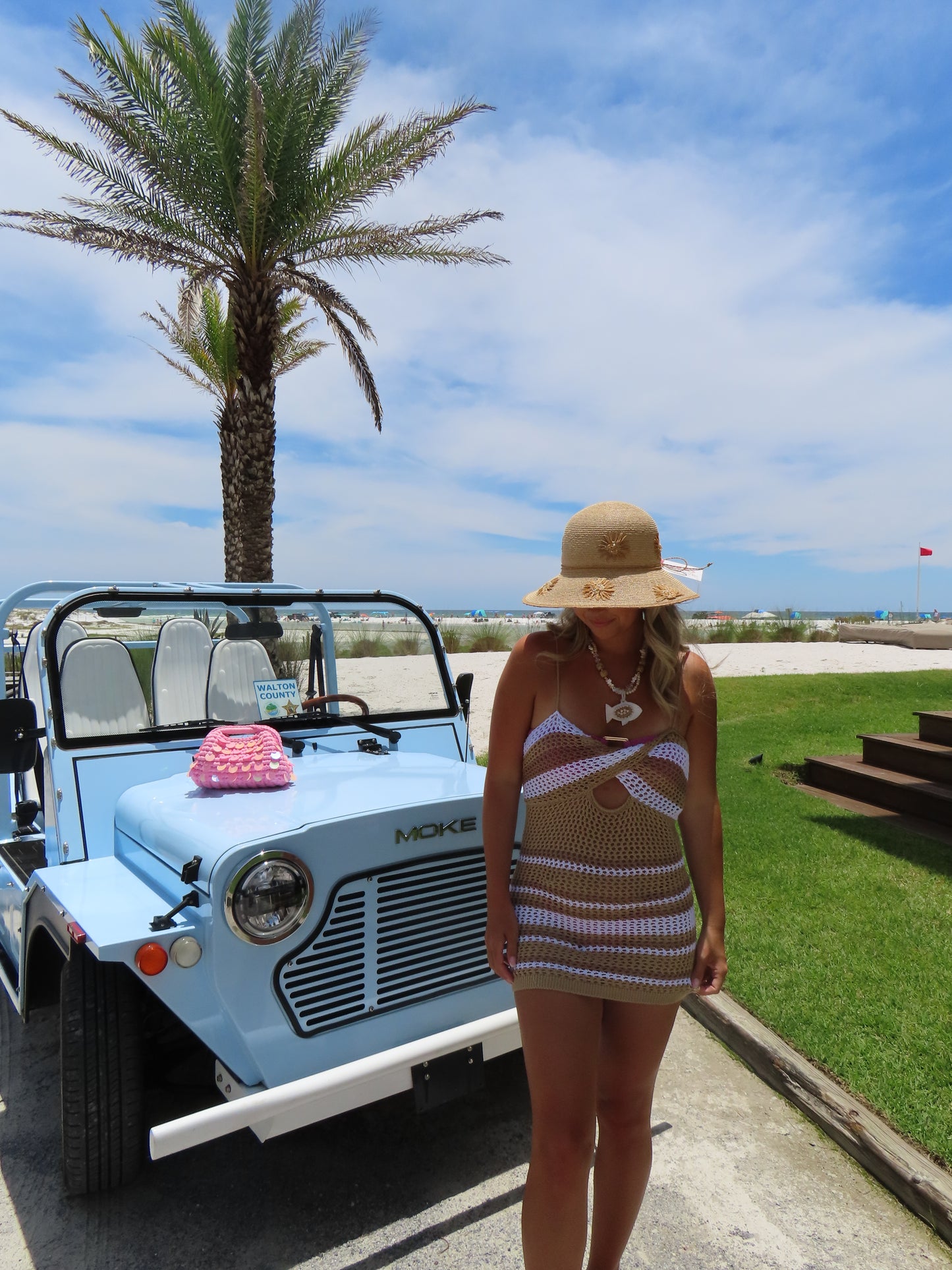 Shoreline Stripe Cover Up