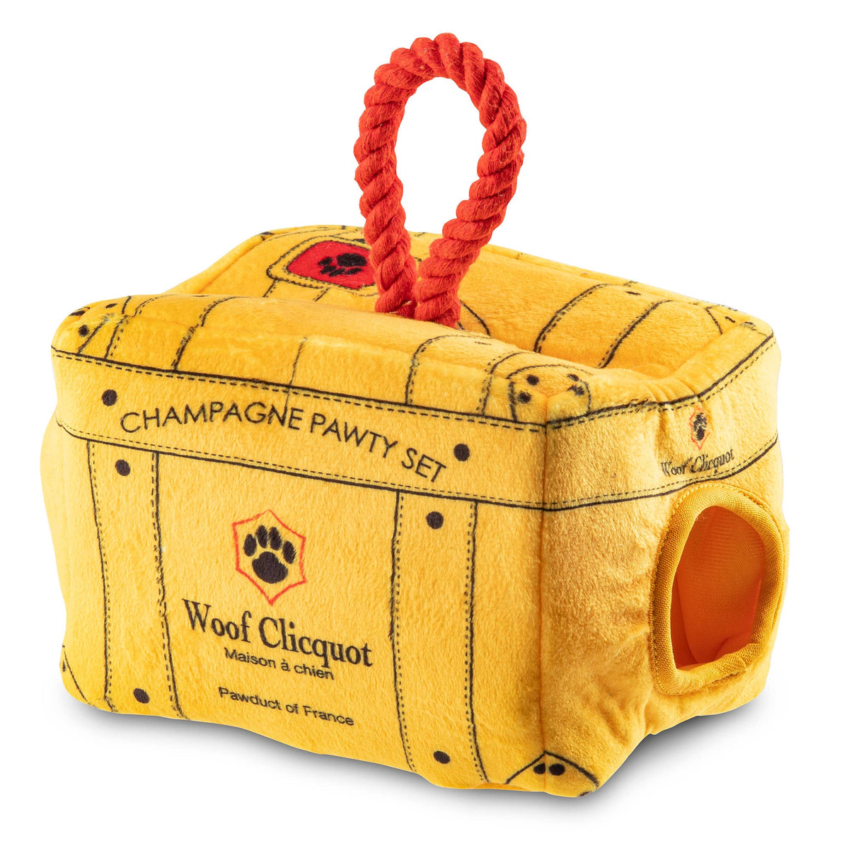 Woof Clicquot -  Pawty Set Burrow Dog Toy