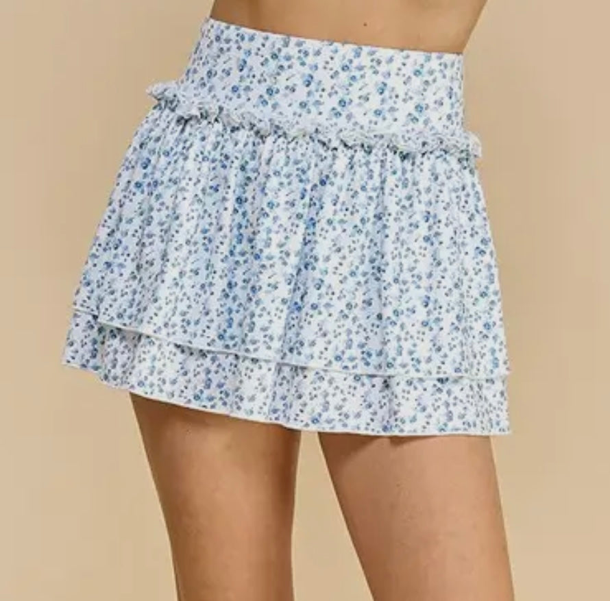 Summer Love Ruffle Tiered Skort