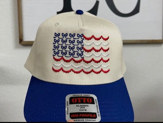 American Flag Trucker Hat