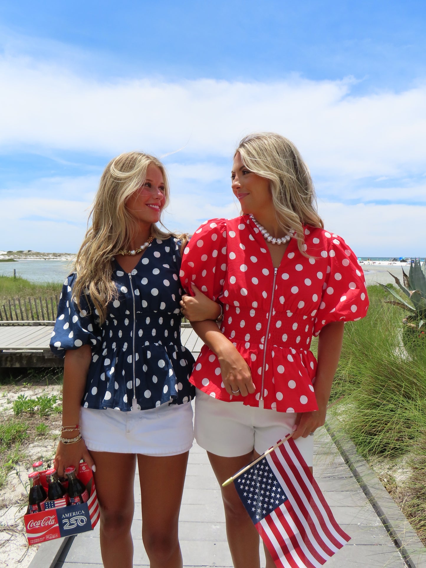 Shoreline Sweetheart Top - Navy