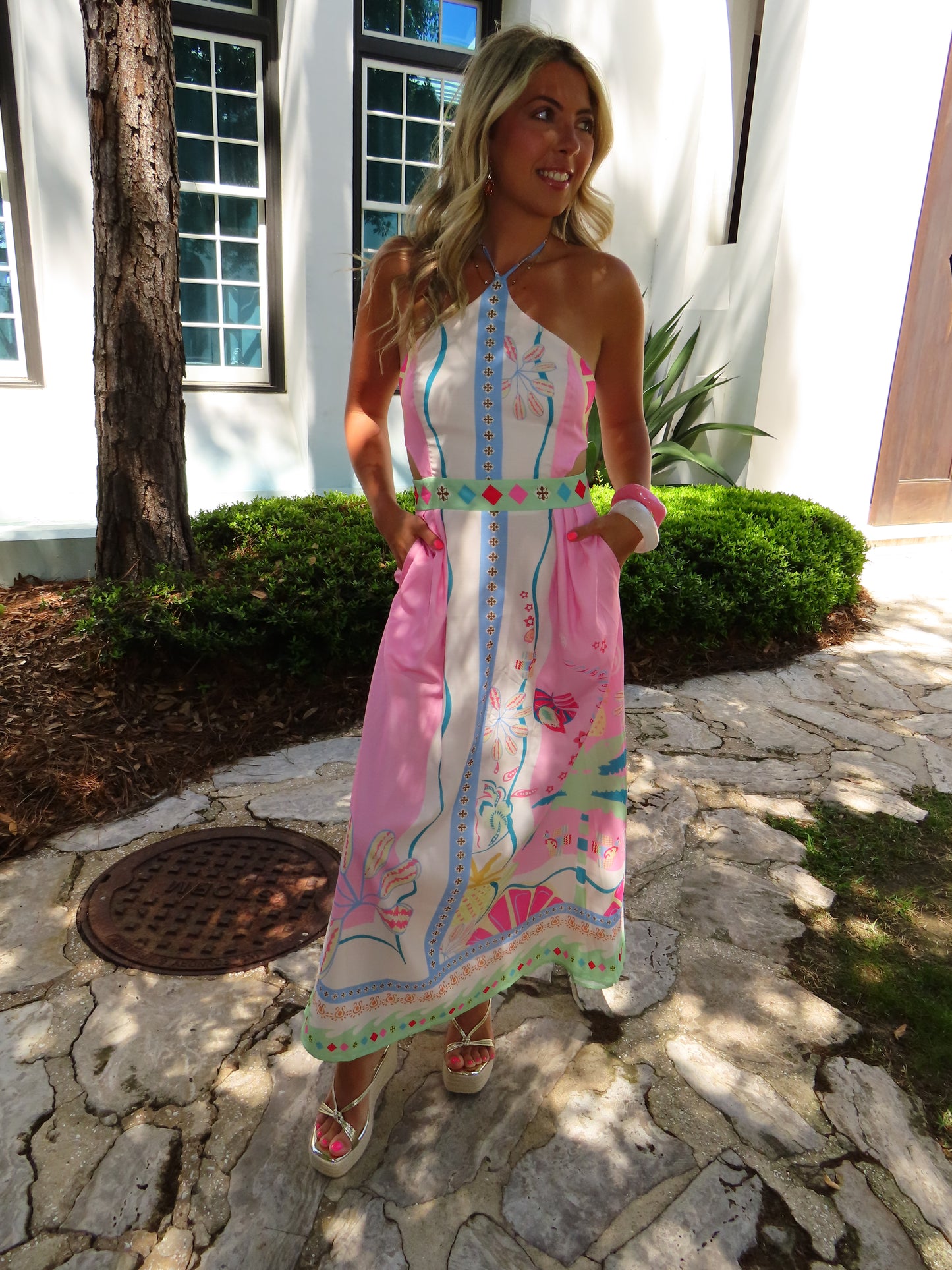 Flamingo Garden Dress