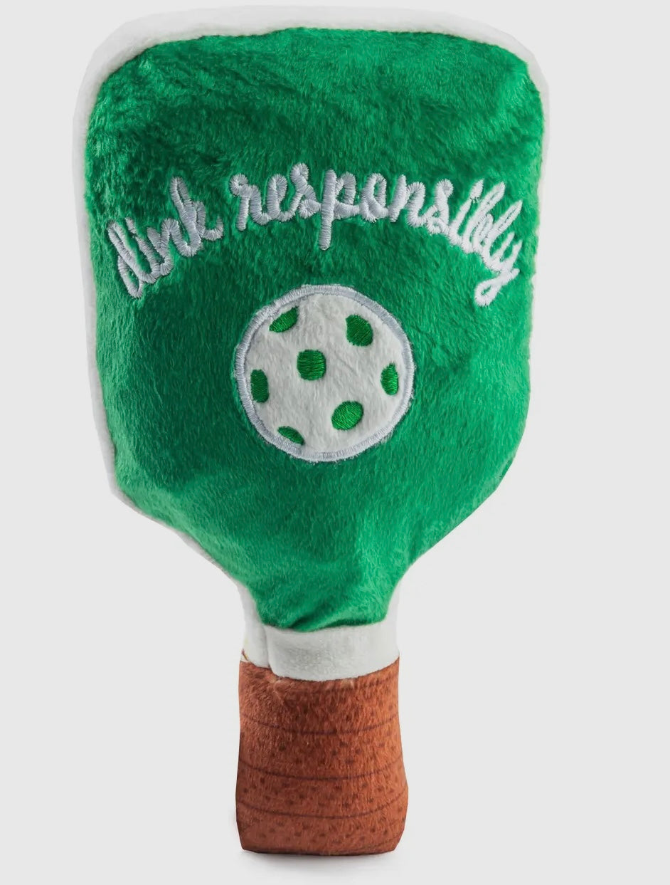 Green Stripe Pickleball Paddle By Haute Diggity Dog
