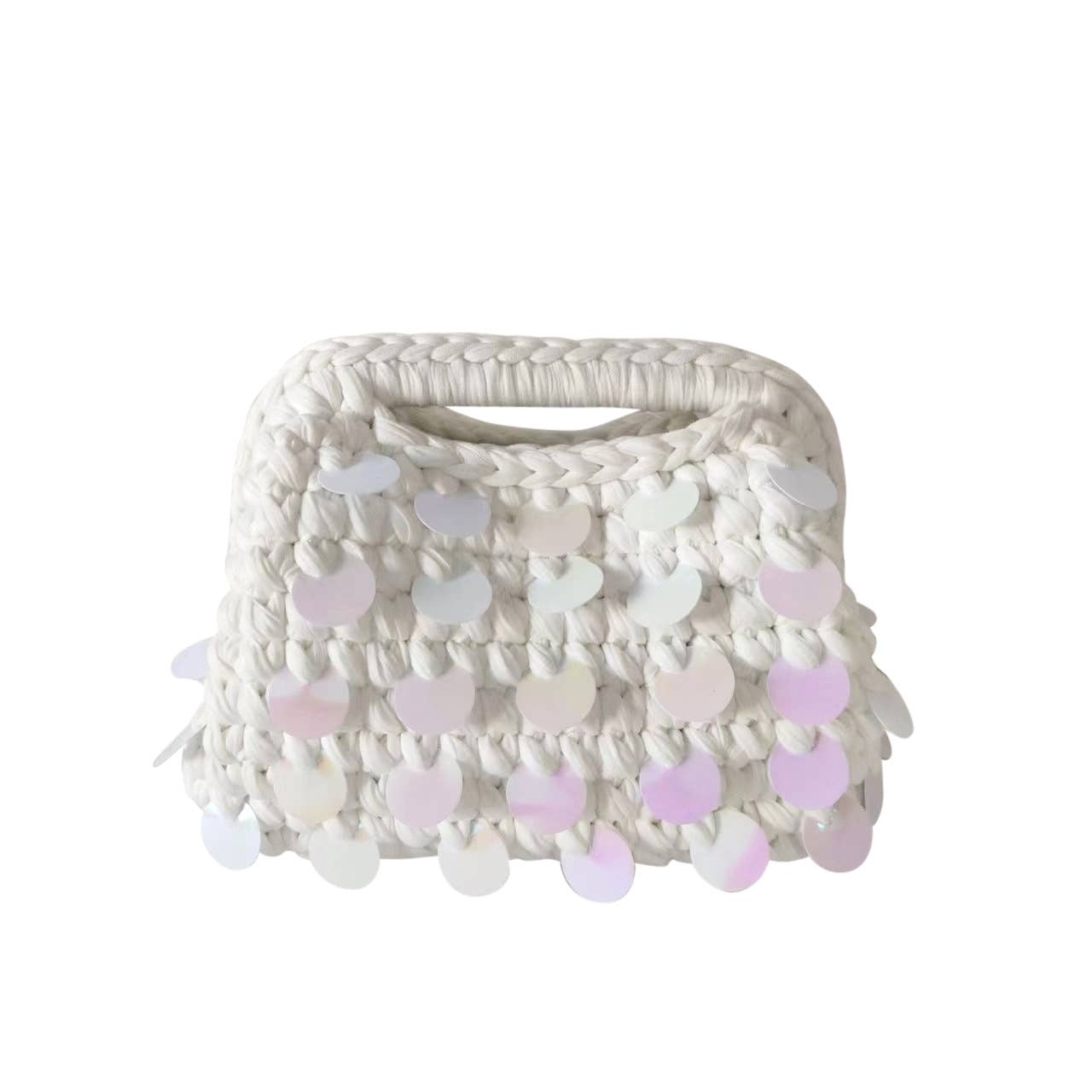 Tropez Woven Bag - White