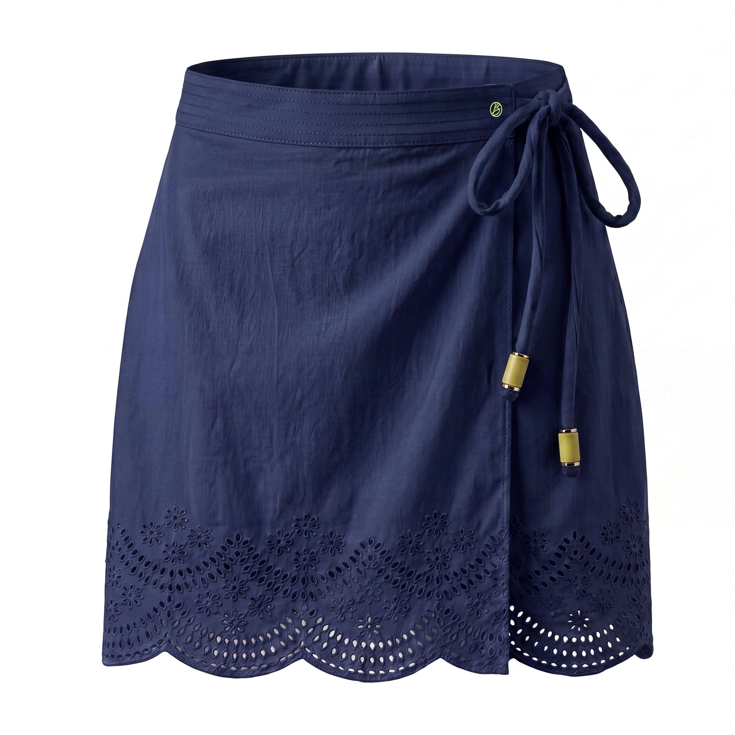 Short Wrap Skirt Navy