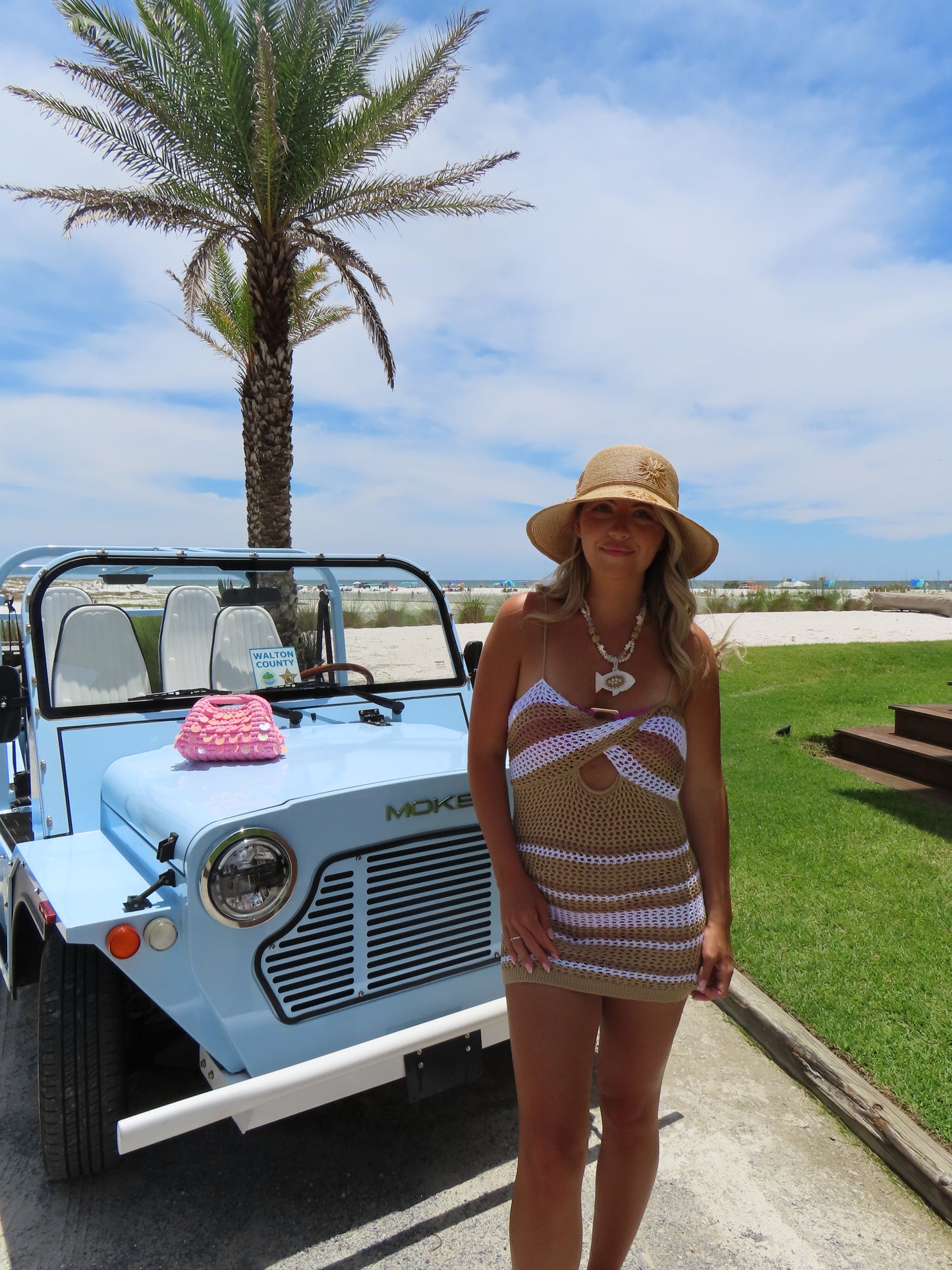 Shoreline Stripe Cover Up