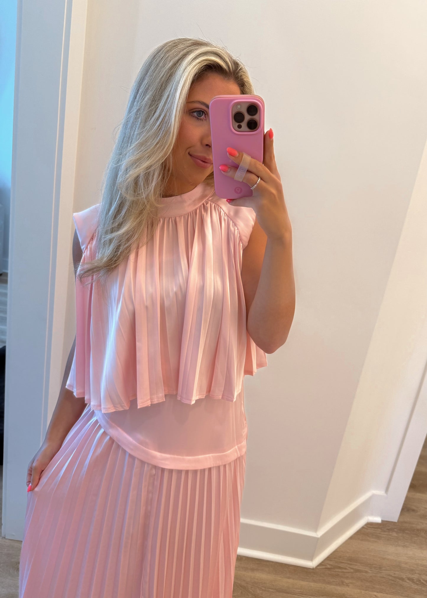 Blush Riviera Skirt Set