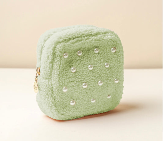 The Darling Effect Pearl Teddy Pouch