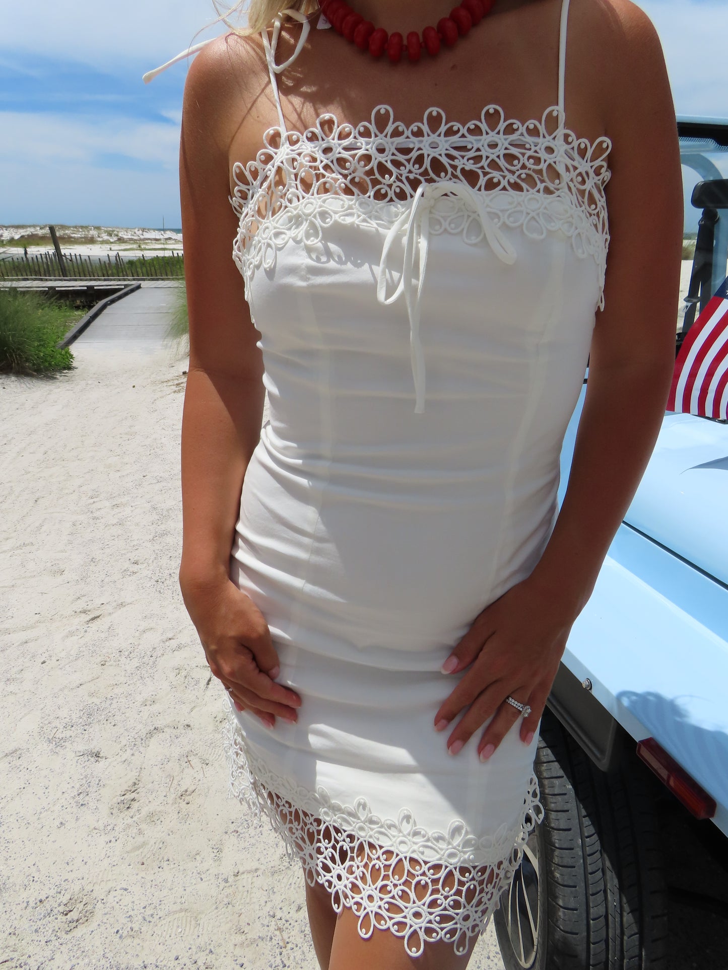 Betsy Mini Dress - White