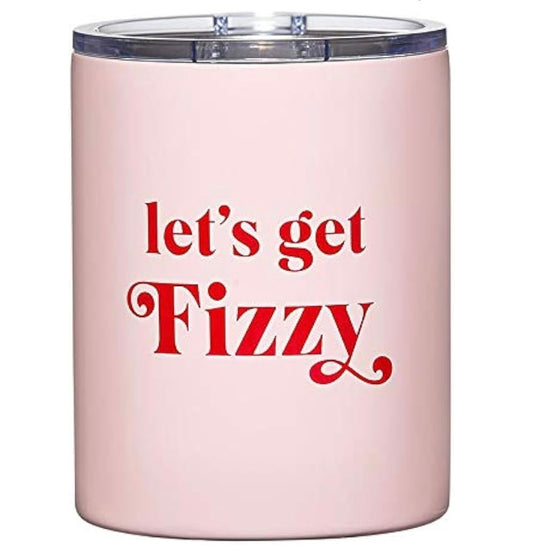 Let’s Get Fizzy Holiday Tumbler 12 oz Stainless