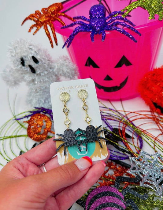 Sweet Spider Drop Earrings